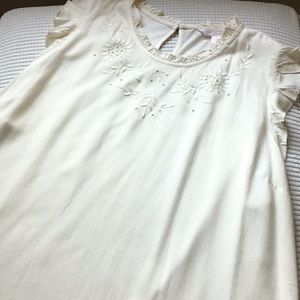 Lauren Conrad Embroidered Tunic SizeXXL Never Worn